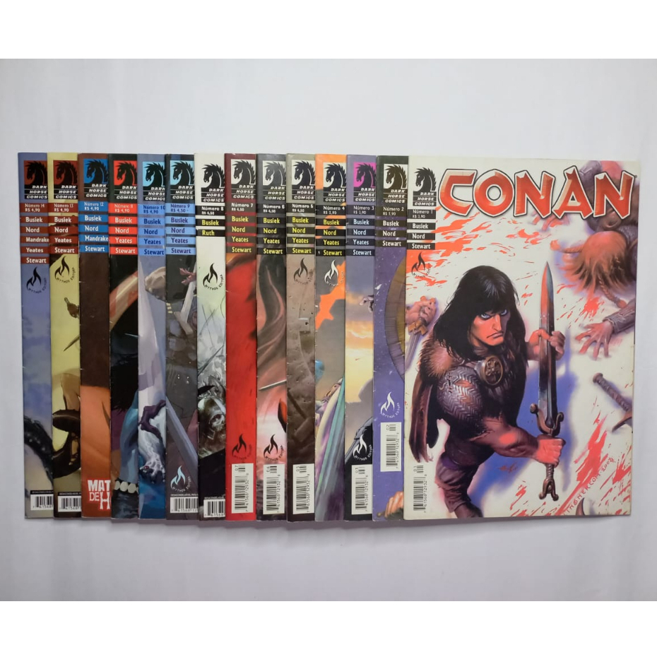 Conan O Cimerio 1 ao 50 Completa Editora Mythos 2004 Excelentes