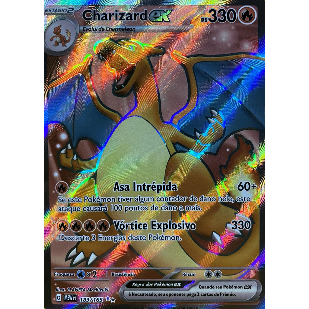 Carta Charizard Ex Full Art Coleção 151 Pokemon TCG | Shopee Carta Charizard Ex Full Art Coleção 151 Pokemon TCG | Shopee
