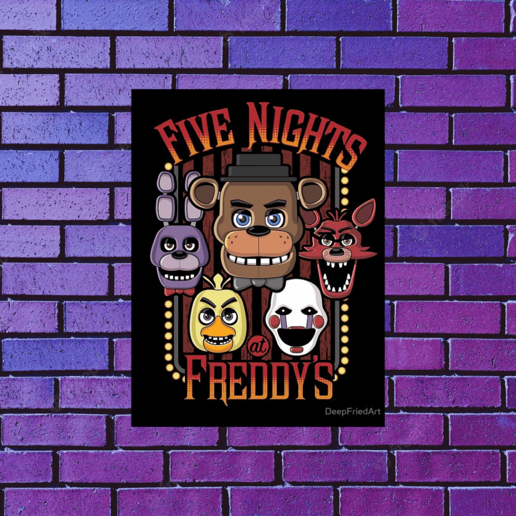 Placa Decorativa Jogo Five Nights at Freddys em Promoção na Americanas