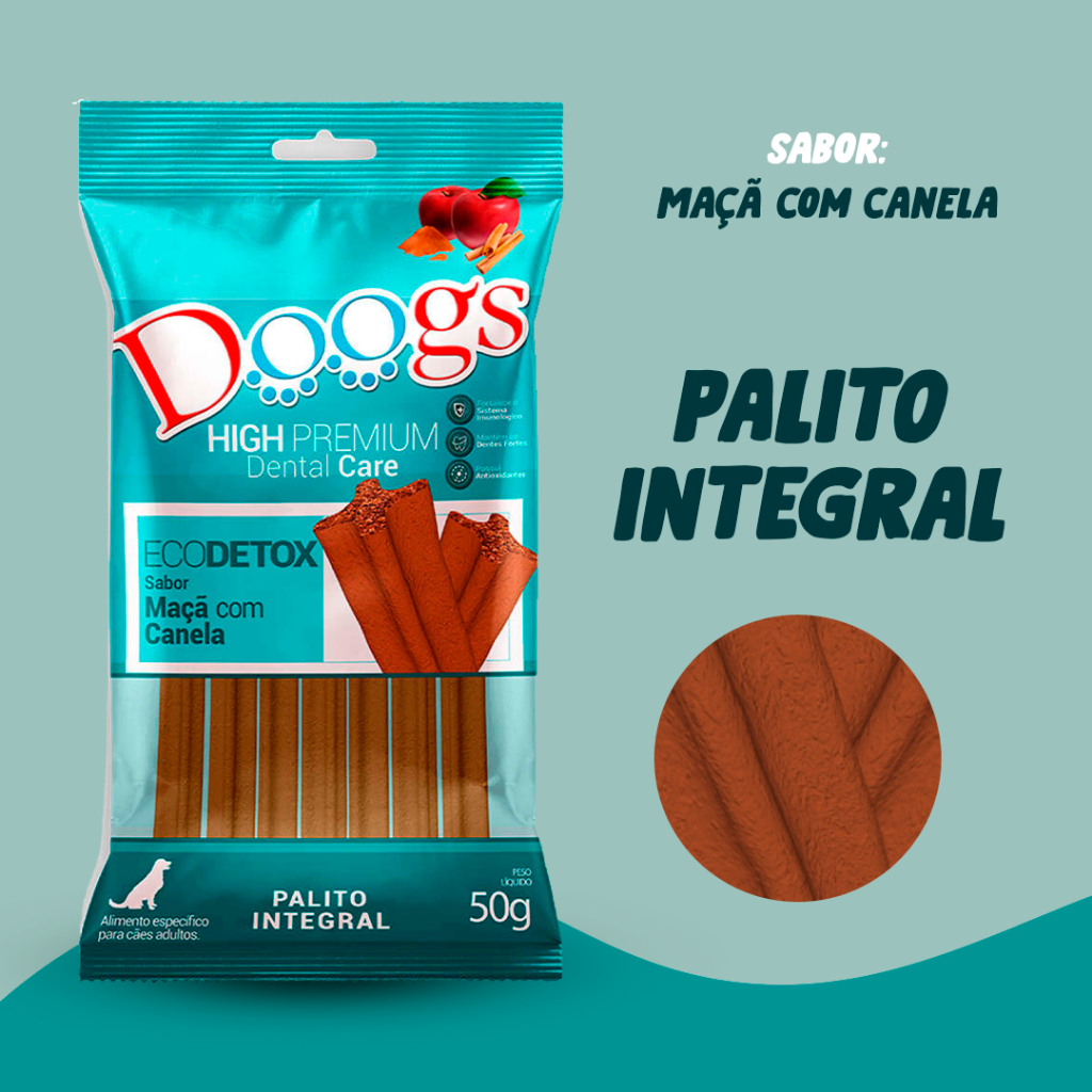 Petisco flexível Eco Detox Maça e Canela