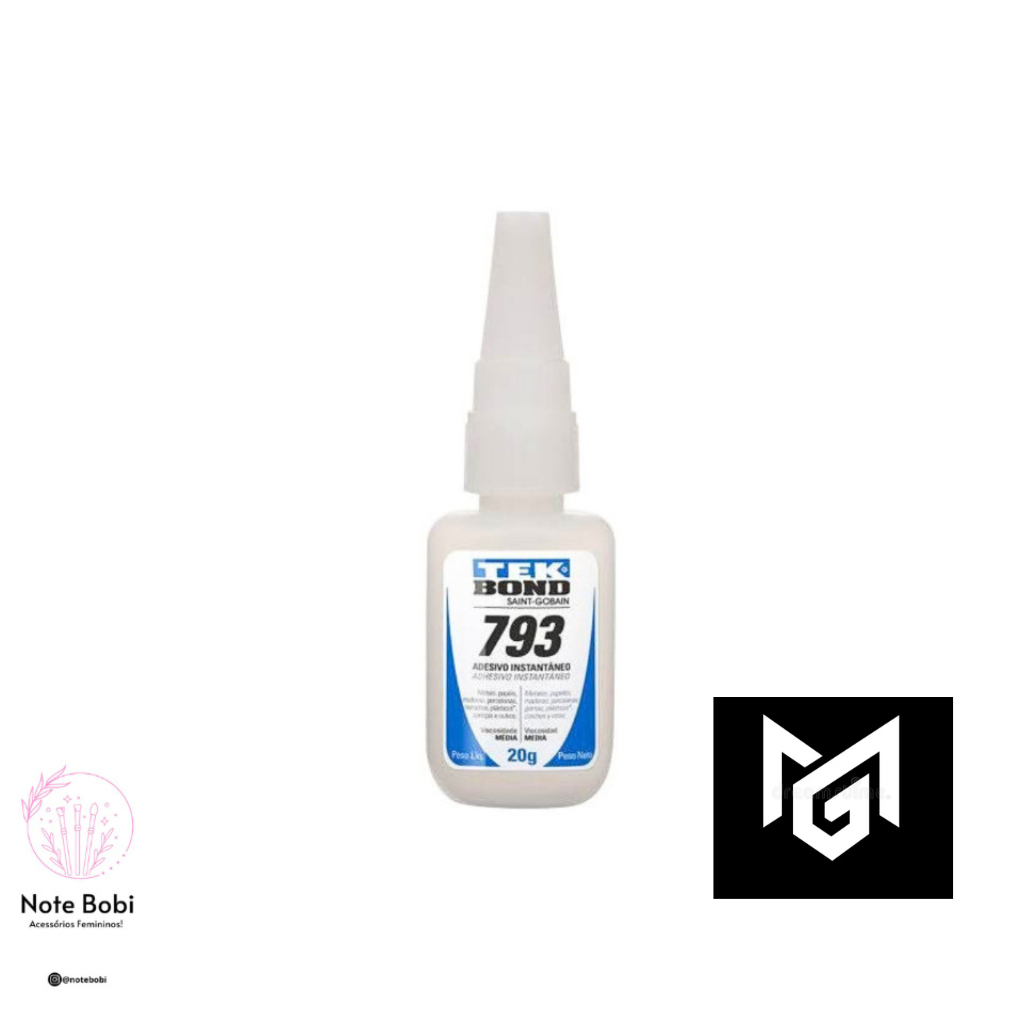 Cola Instantânea Tek Bond 793 20g Acrigel Postiça