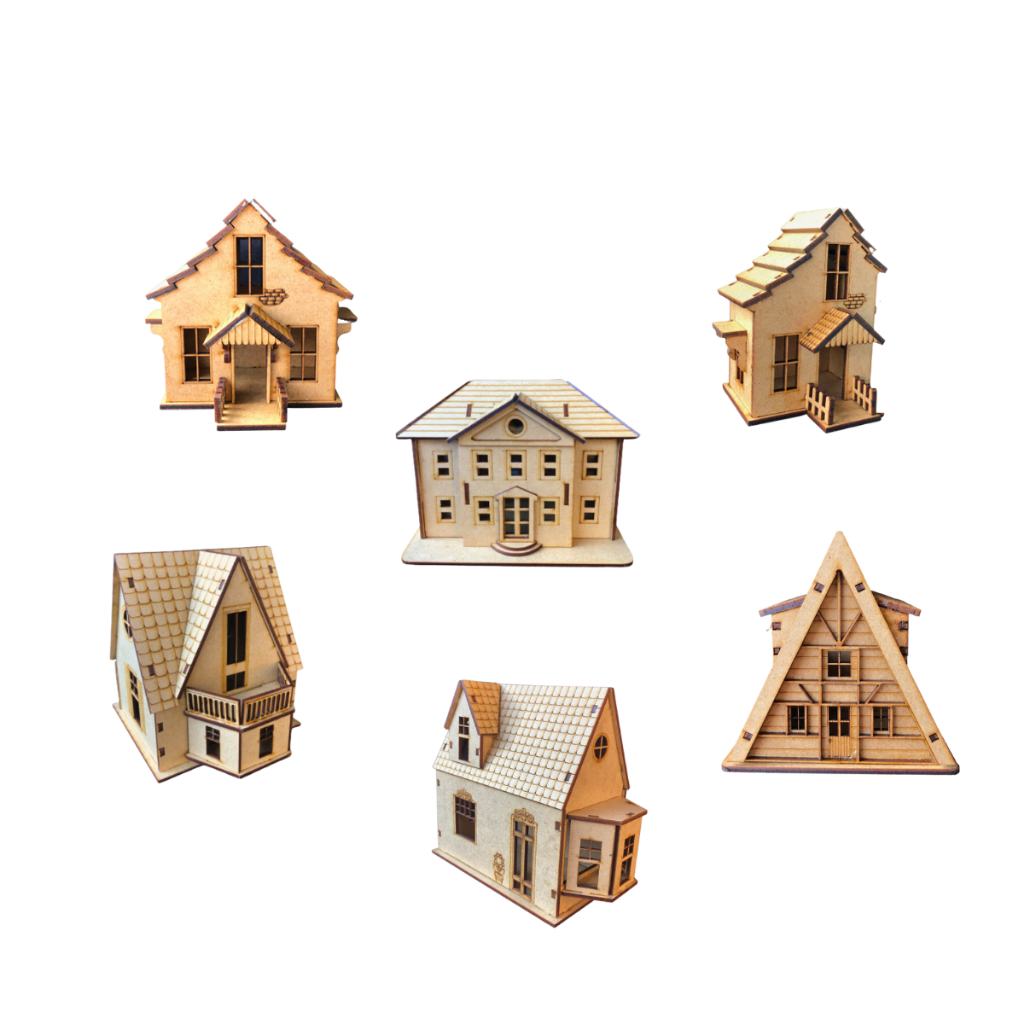 Maquete Casa MuÃ±ecas Carton Manualidades Mdf Cru CÃ³mo Se Hacen