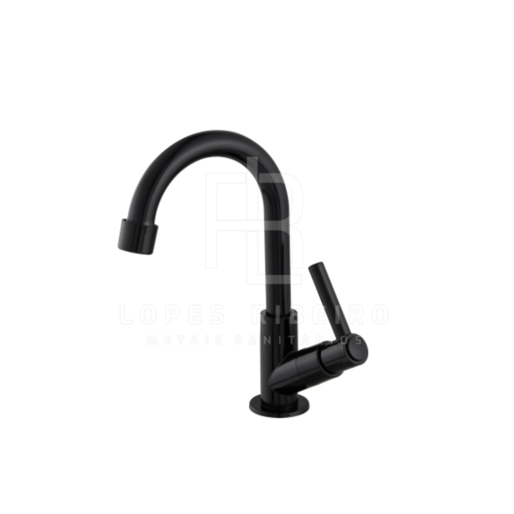 Torneira Lavatório Mesa 1/4 De Volta Abs Preto 1198 C-72