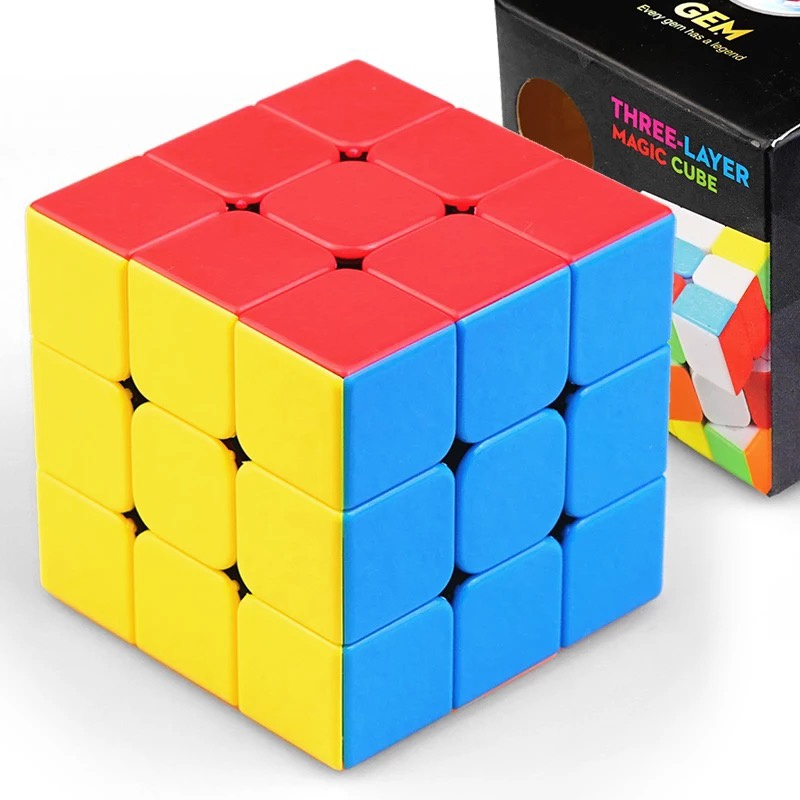 Cubo Mágico Profissional 3x3 Interativo Anti Stress (Sortido)