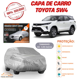 Capa de Cobrir Carro Toyota SW4 com Ótima Qualidade Resistente Proteção contra Raios UV, Chuva, Poeira, Riscos, Arranhões