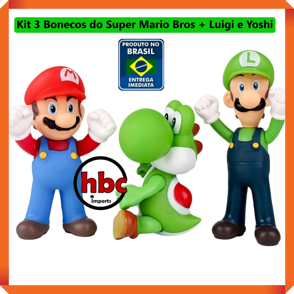 Camiseta Mario Bros Bowser Luigi Peach Yoshi Personalizada