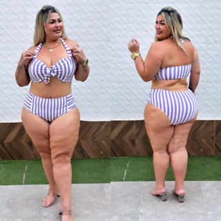 Biquíni Plus Size com bojo veste do 46 ao 52