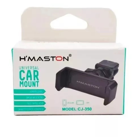 Suporte Celular E Gps Veicular Saida de Ar condicionado Grampo Ajustável 360° Hmaston
