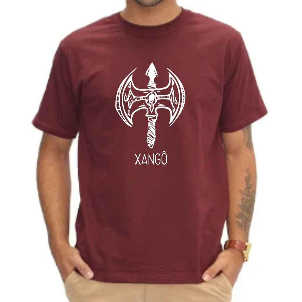 Camiseta Xangô - Camisa Umbanda Candomblé Vários Modelos | Shopee Brasil