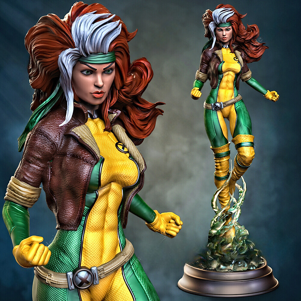 Action Figure Vampira - Rogue - X-men Marvel modelada por Sanix