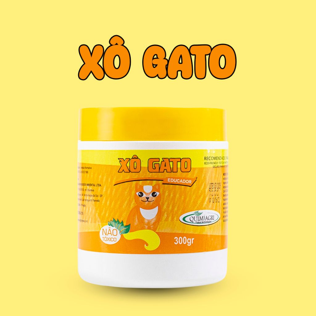 Xo Gato Granulado Repelente 300g Educador Afasta Espanta Pet em