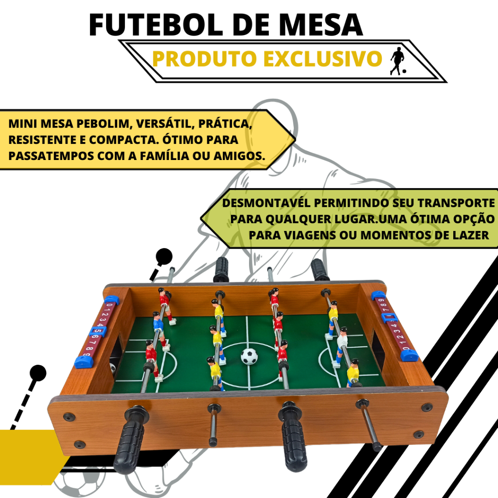 57CM BIG Pebolim Jogos De Futebol De Mesa De Tamanho Grande