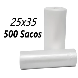 Bobina Picotada 25x35 com 500 Sacos para frios
