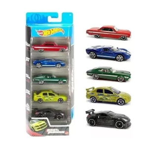 Pack Com 5 Carrinhos Hot Wheels Batman Velozes Flames Race Engines Meet