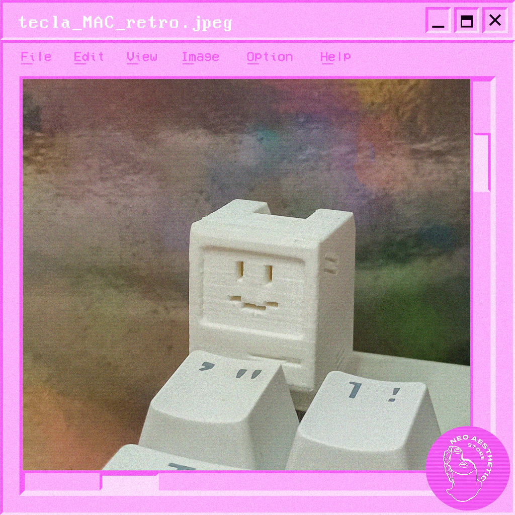 Tecla/ Keycap ESC - MACINTOSH Retrô - Várias Cores