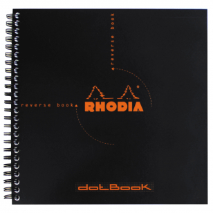 Caderno Rhodia DotBook 21X21cm Capa Preta