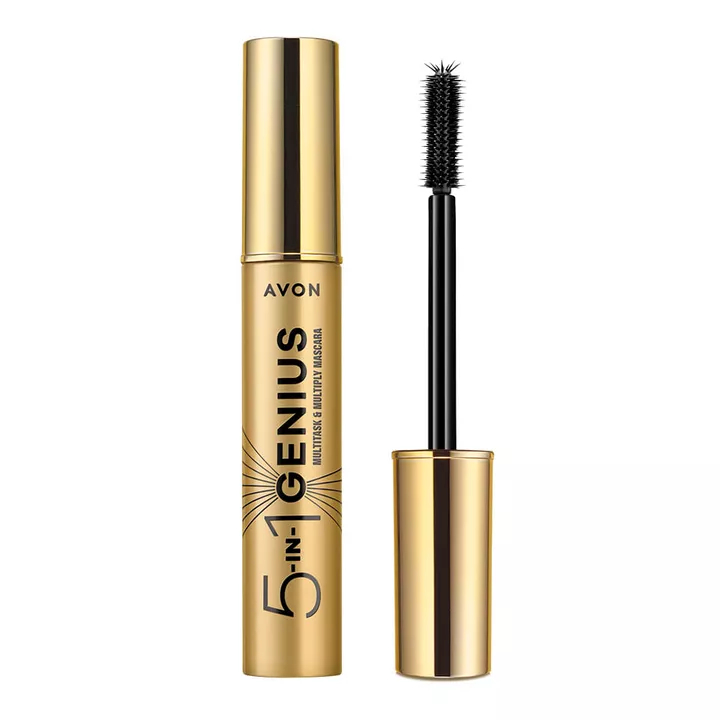 Máscara Para Cílios Avon Genius Multibeneficios - Rímel 5 em 1 | Shopee ...