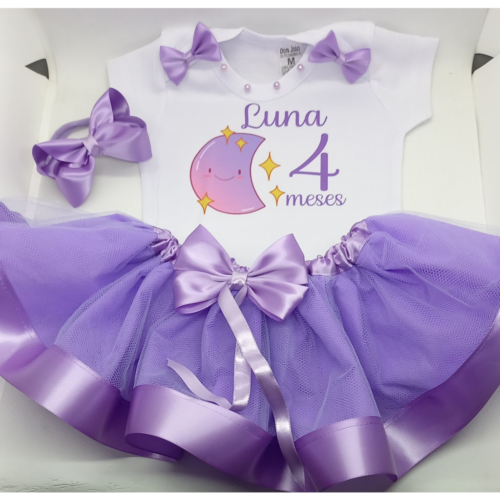 Conjunto tutu personalizado princesa sofia