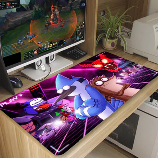 Mouse Pad Mordecai e Rigb Antiderrapante Diversas Estampas 70x35 cm M208