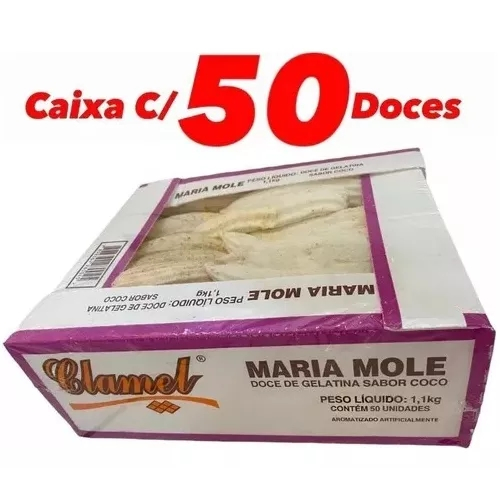 Doce Maria Fumaça/ Maria Mole Sorvete- Kit 2 Caixas C/50 Uni