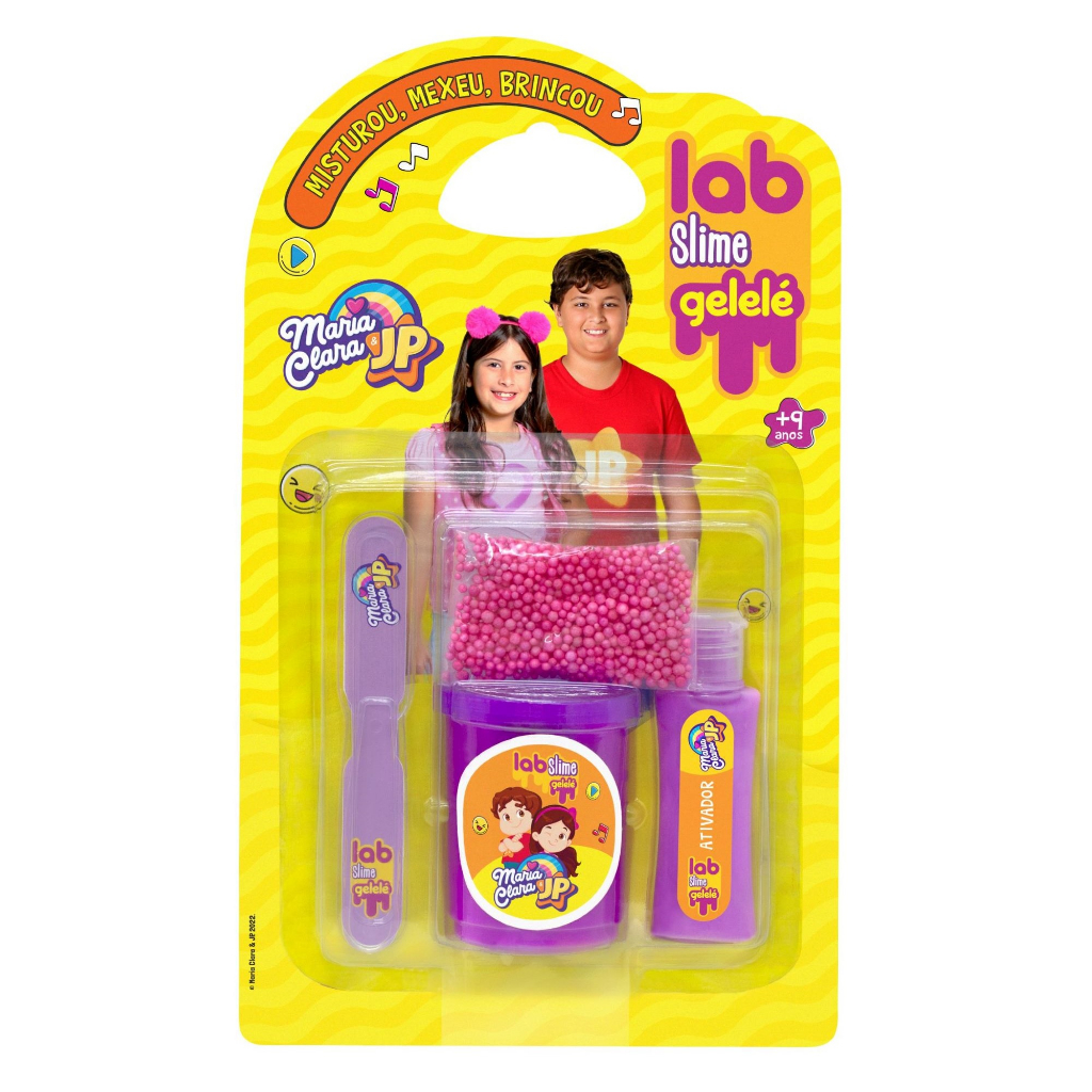 Slime Maria Clara e JP Laboratório de Slime Gelele