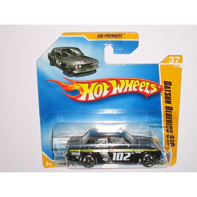 HOT WHEELS DATSUN BLUEBIRD 510 BLACK ! PREMIERE EDITION PRETO