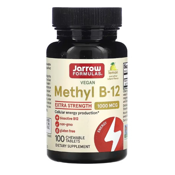 Vitamina B12, metilcobalamina, Jarrow, 100 Pastilhas Shopee Brasil