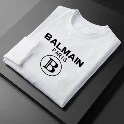 Balmain Black Jersey V-Neck Logo Bra Balmain