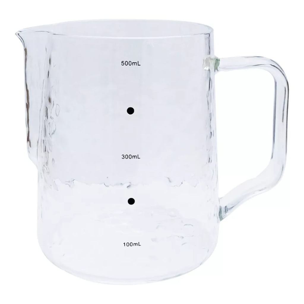 Jarra Pitcher de Vidro Borossilicato Chá Água Café 500ml Barista