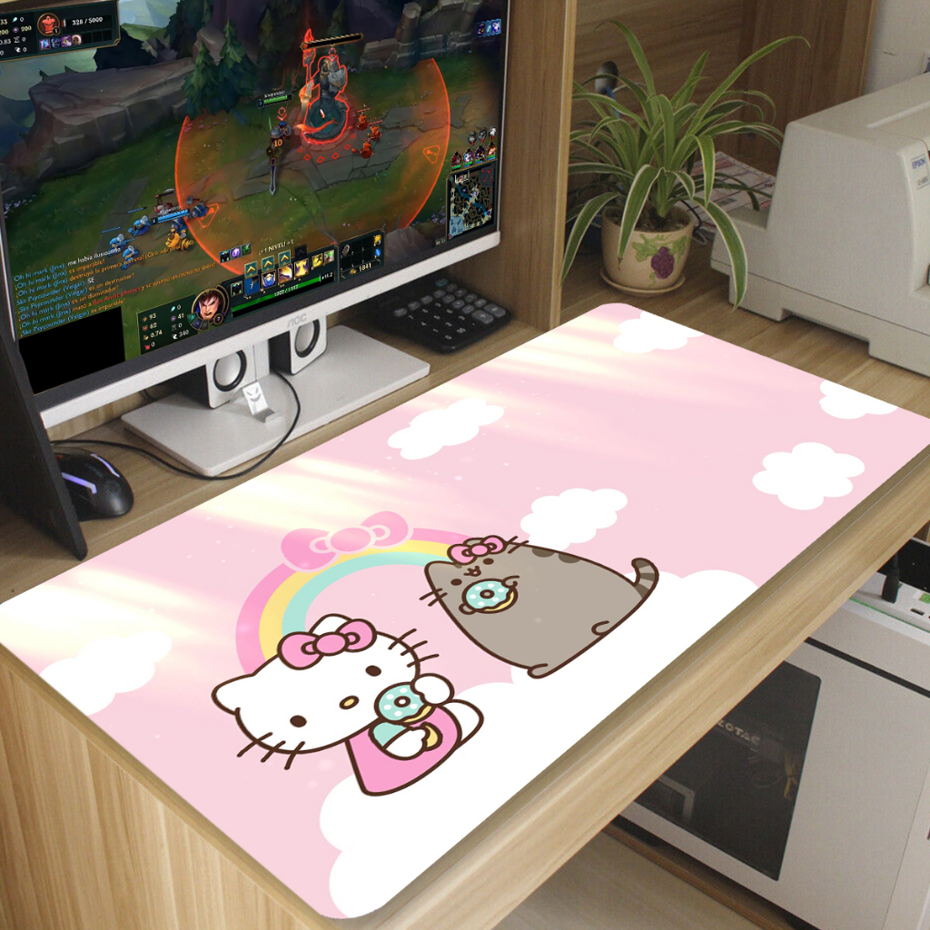 Mouse Pad Estampado Girl Antiderrapante Diversas Estampas 70x35 cm M296