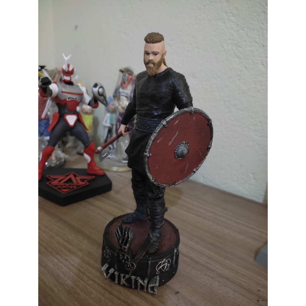 Action Figure Ragnar Lothbrok Vikings serie Shopee Brasil