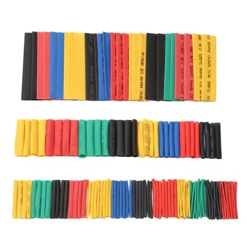 Kit Tubo Termo Retratil X164 Unidades - Colorido