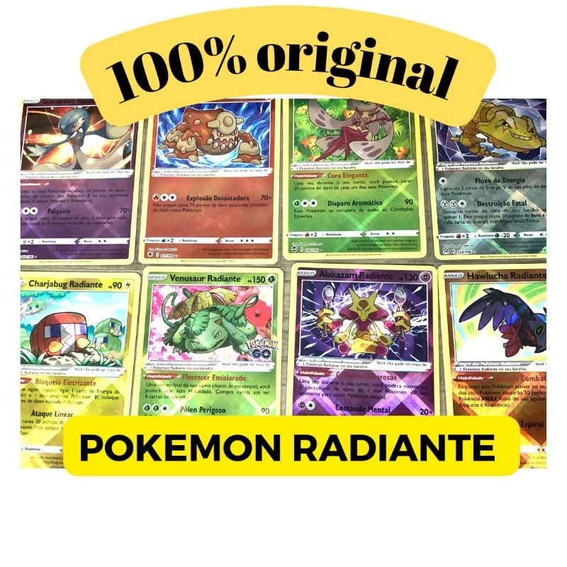 Carta Pokémon Alakazam Radiante Original Japonês