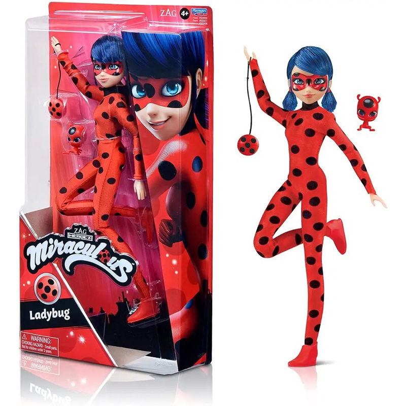 Miraculos Ladybug Boneca Com Ioiô Infantil 52cm Grande Desenho
