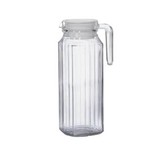 Jarra De Vidro Milano / Marta Com Tampa Para Suco Água Decorativo