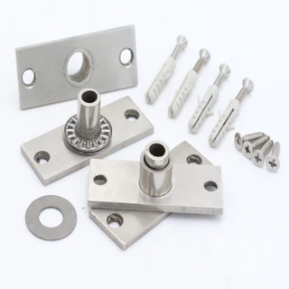 Dobradiça Pino Pivotante Aço Inox Para Porta Até 50 Kg
