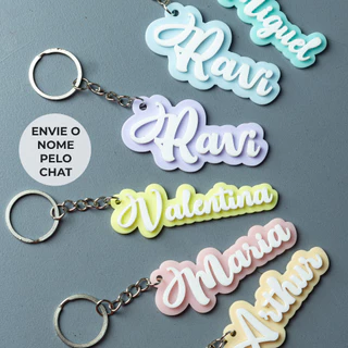 CHAVEIRO PERSONALIZADO COM NOME EM ACRÍLICO UM PRESENTE PARA CASAL CHAVE DE CARRO LEMBRANÇA DE CASAMENTO BRINDE PARA EMPRESAS