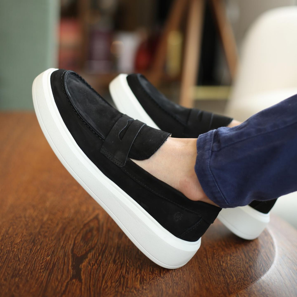 Sapato Mocassim Masculino Loafer Masculino CamurÃ§a Sapato