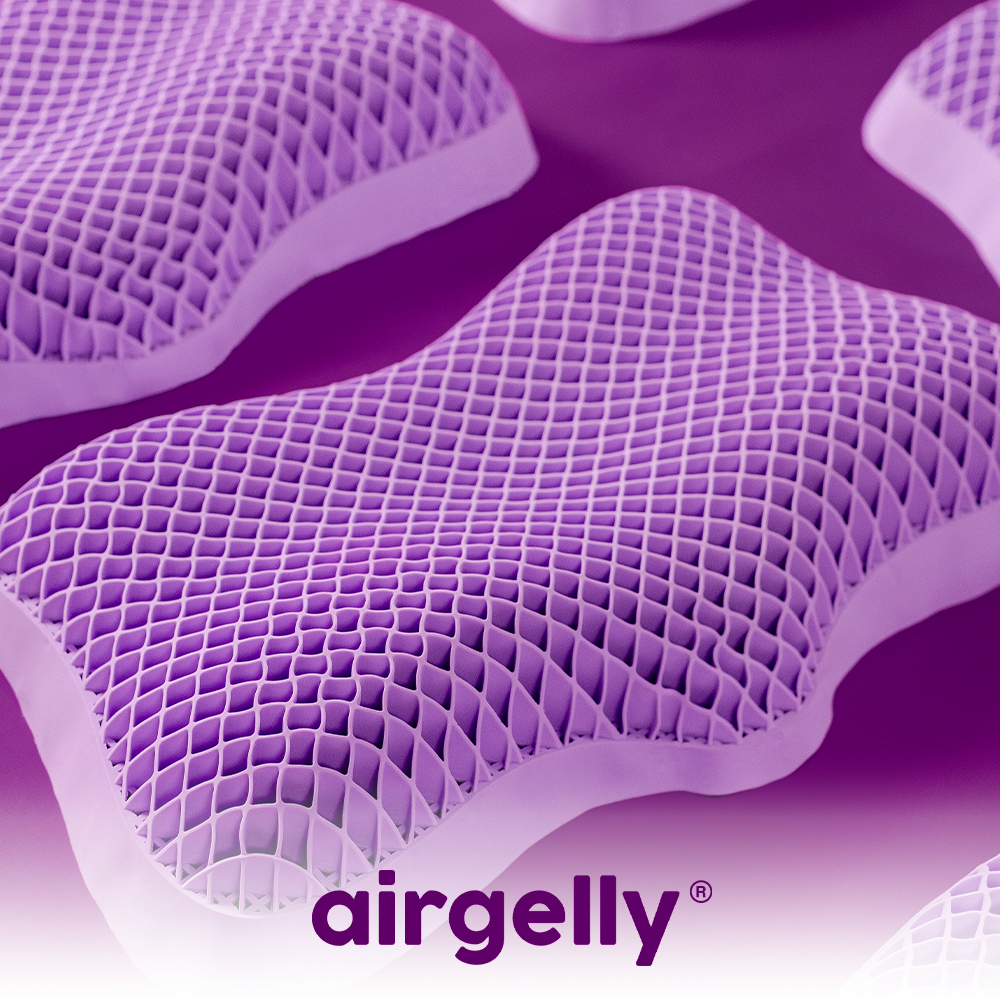 Travesseiro Cervical Airgelly 2.0® - I wanna sleep - 100% Lavável, Respirável, Antialérgico e Confortável