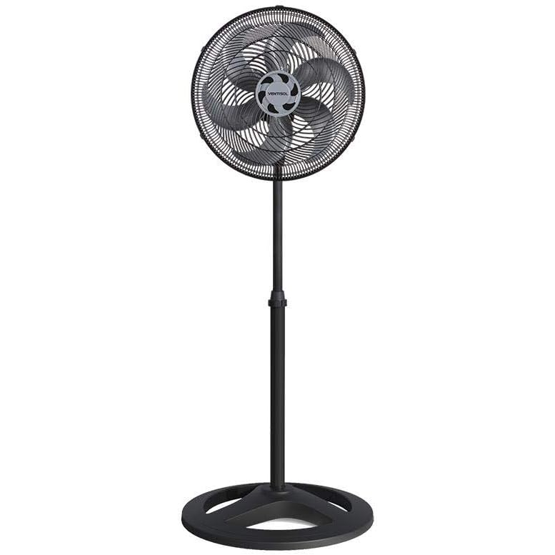 Ventisol Ventilador de Coluna Oscilante, Turbo 6 Pás Premium, Preto, 40cm