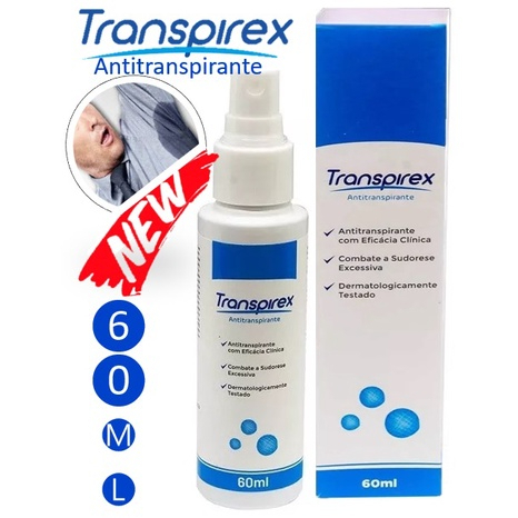 Transpirex 60ml Desodorante antitranspirante anti suor - para pele ...