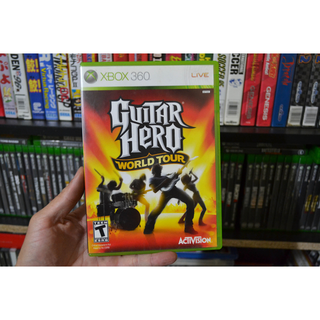 Guitar Hero World Tour Xbox 360 Original Mídia Física