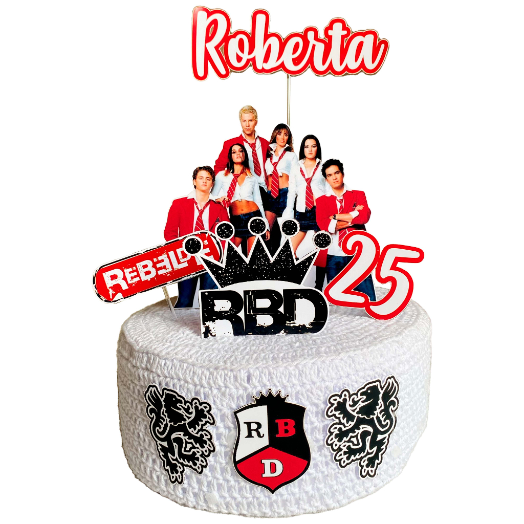 Topo Topper De Bolo Rebelde Rbd Shopee Brasil