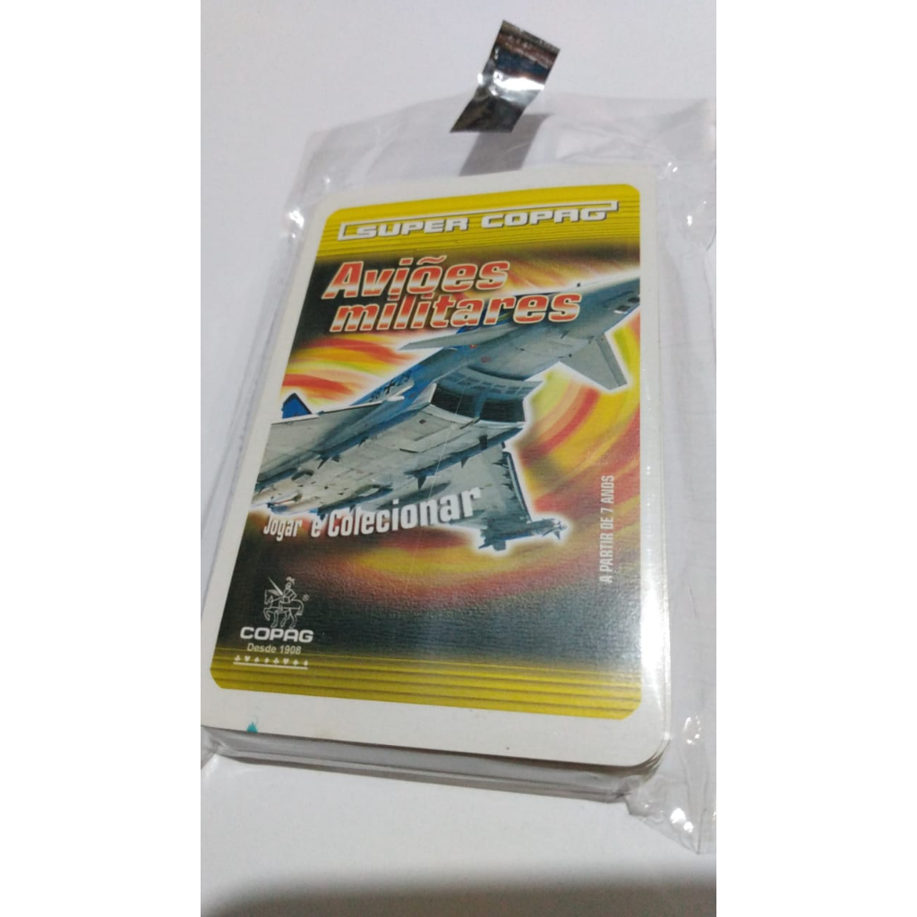 Jogo Combate Aviões 32 Cartas Completo Lacrado Super Trunfo