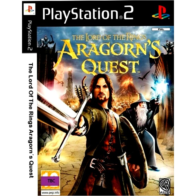 jogo the lord of the rings aragorn's quest ps2 original novo - Ri Happy