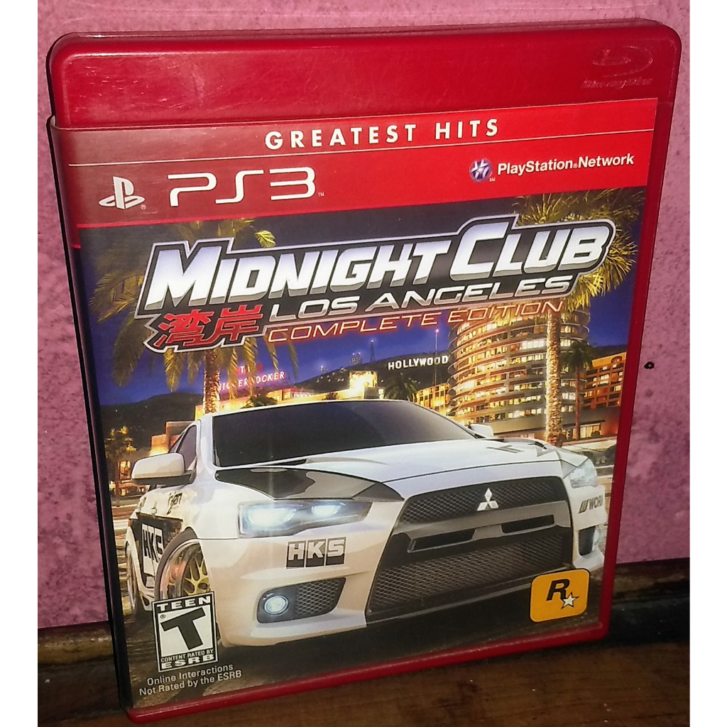 Jogo Ps3 Midnight Club Los Angeles Original Playstation 3