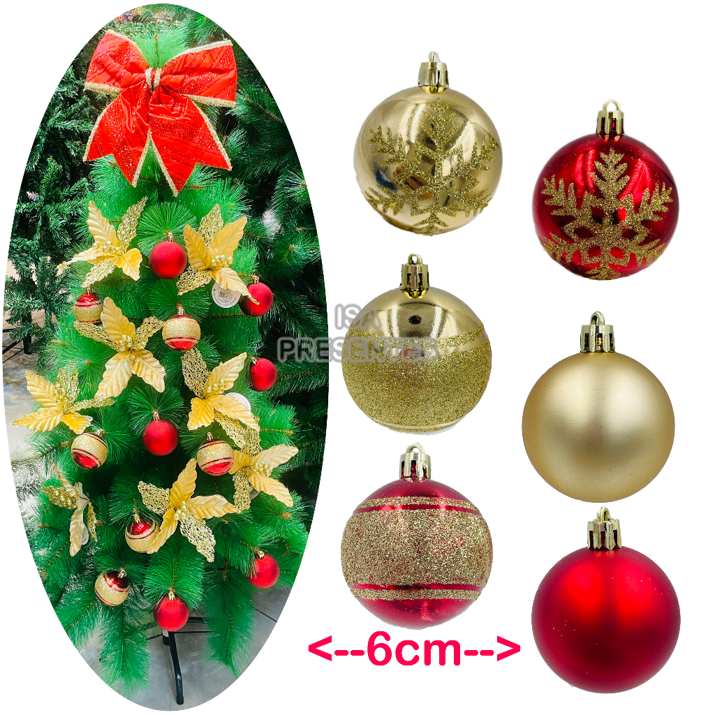 Árvore de Natal/Branca C/Bolinhas - 25,6cm - Christa DeCoração