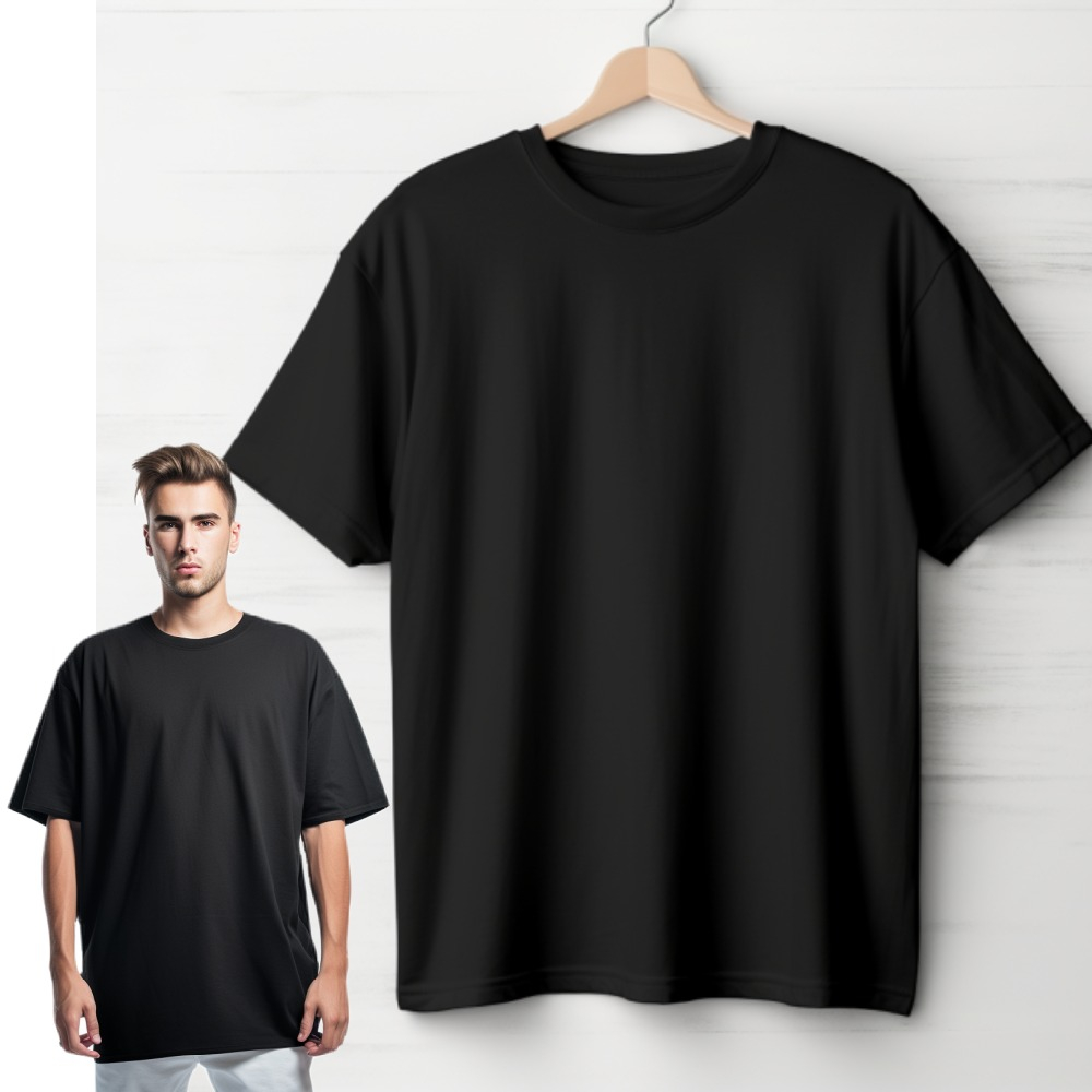 Camiseta Oversized Plus Size Lisa Grandes Várias Cores Masculinas