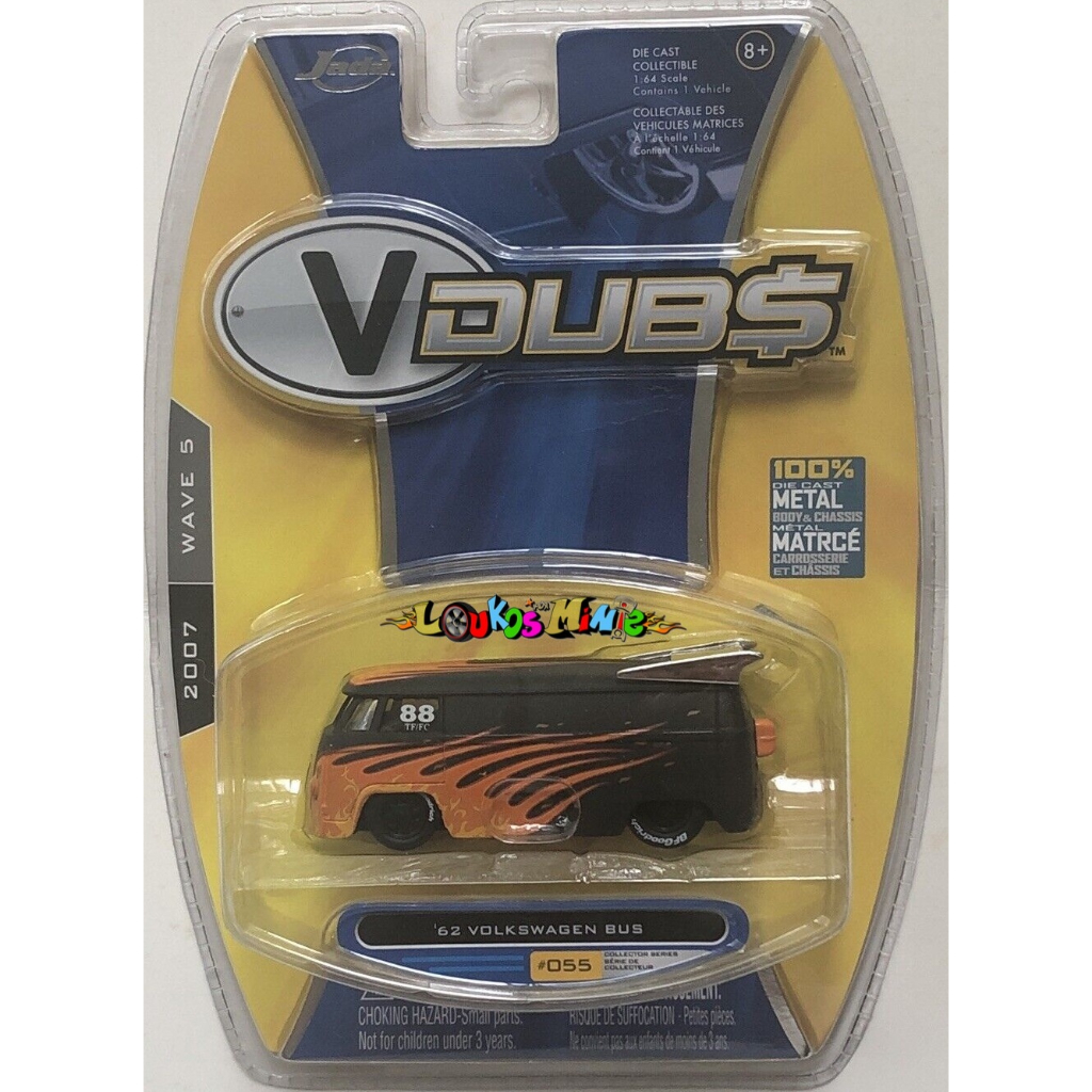 Jada Toys ´62 Volkswagen Bus Kombi V-Dub$ 2008 wave 5 #055