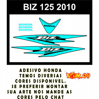 Adesivos Honda Biz 125 Refletivo + Holográfico @cs2visual #honda #biz